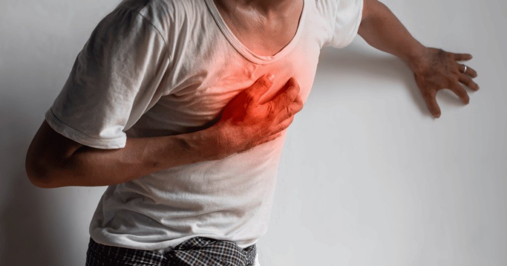 Bolest pod levou lopatkou a infarkt